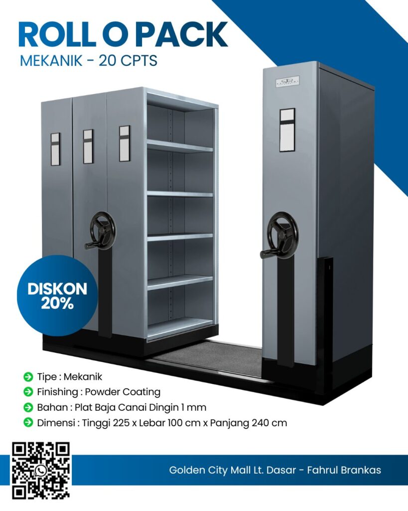 Mobile File Mekanik 20 Compartments