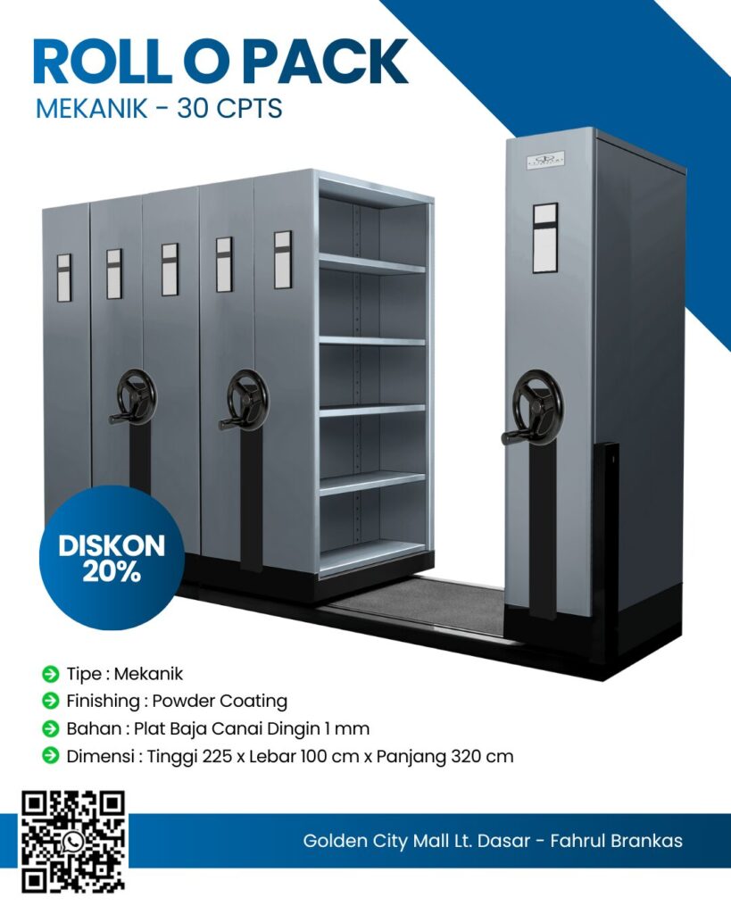 Mobile File Mekanik 30 Compartments