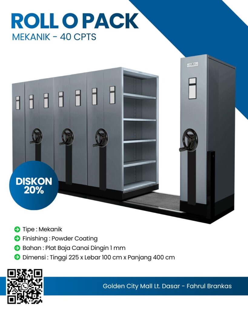 Mobile File Mekanik 40 Compartments