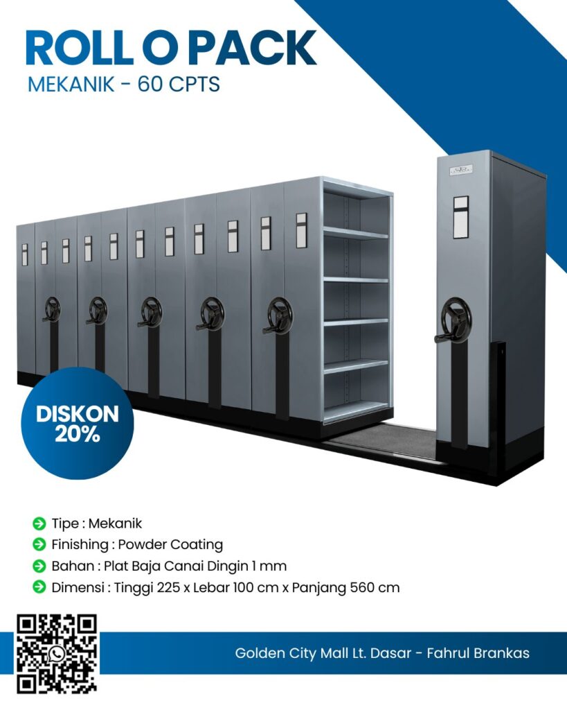 Mobile File Mekanik 60 Compartments